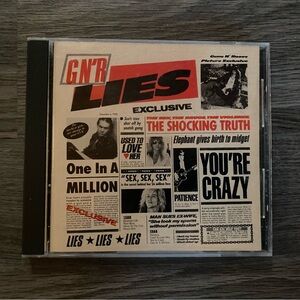 Lies CD - Black and Red